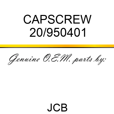 CAPSCREW 20/950401