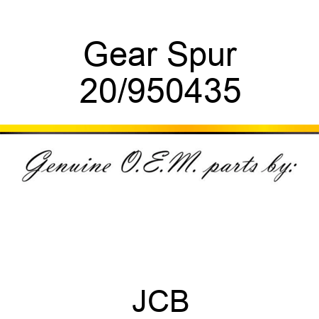 Gear Spur 20/950435