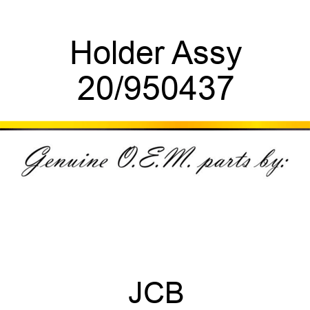 Holder Assy 20/950437