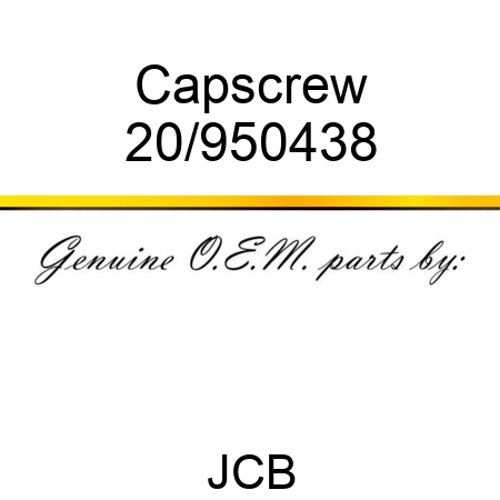 Capscrew 20/950438