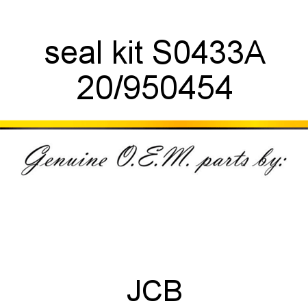 seal kit S0433A 20/950454