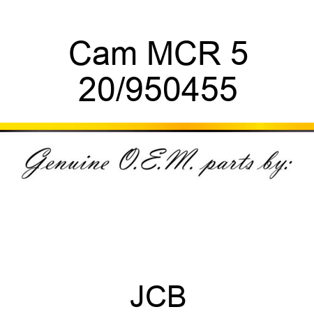 Cam MCR 5 20/950455