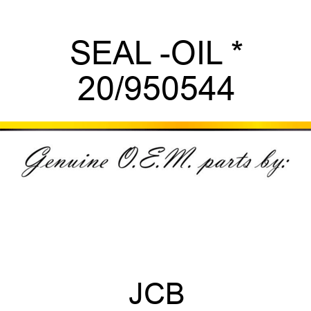 SEAL -OIL * 20/950544