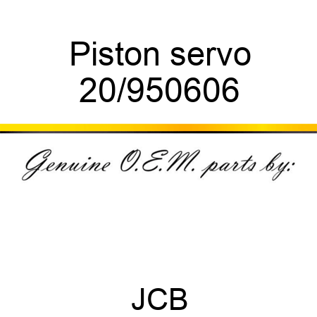 Piston servo 20/950606