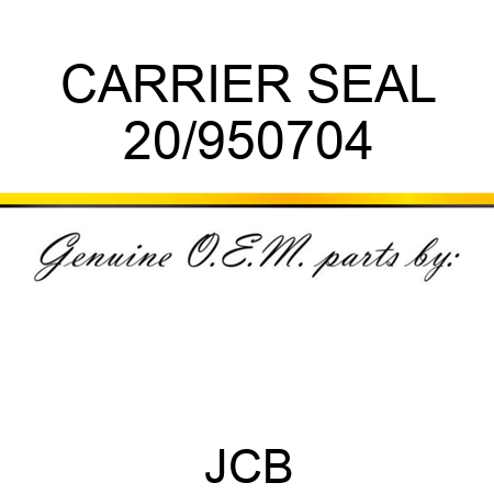 CARRIER SEAL 20/950704