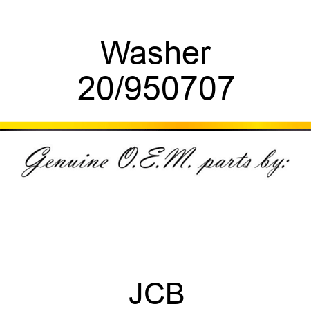 Washer 20/950707