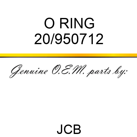 O RING 20/950712