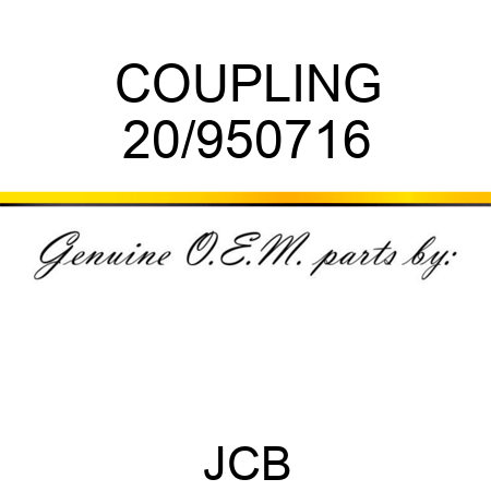 COUPLING 20/950716