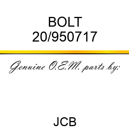 BOLT 20/950717
