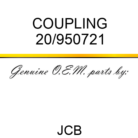COUPLING 20/950721