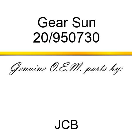 Gear Sun 20/950730