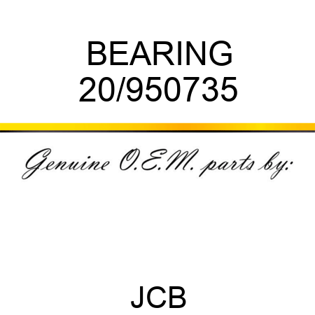 BEARING 20/950735