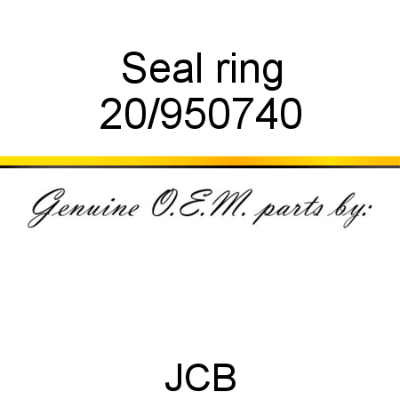 Seal, ring 20/950740