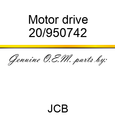 Motor drive 20/950742