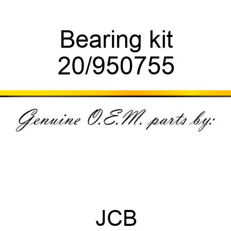 Bearing kit 20/950755