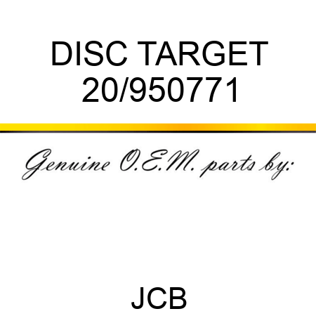 DISC TARGET 20/950771