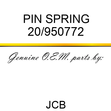 PIN SPRING 20/950772