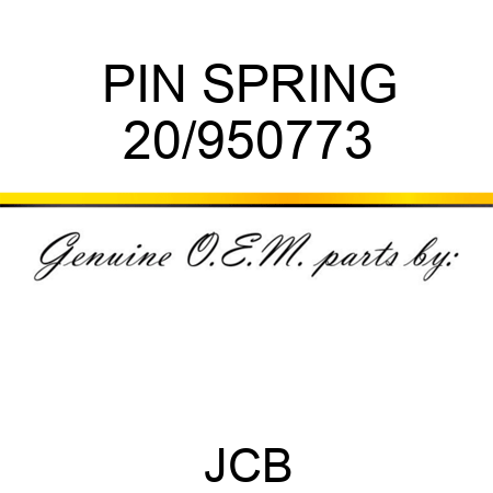 PIN SPRING 20/950773