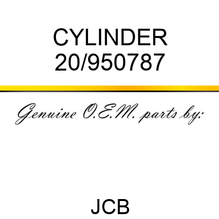 CYLINDER 20/950787