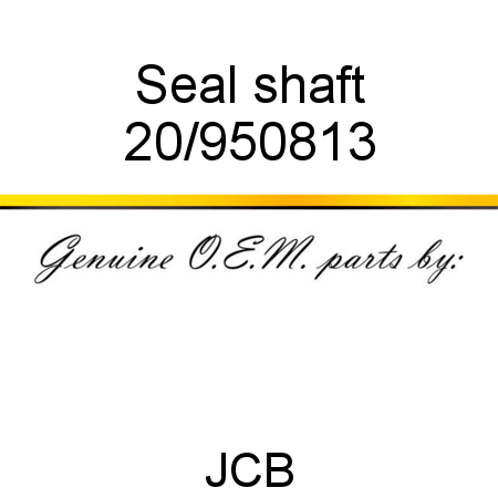 Seal, shaft 20/950813