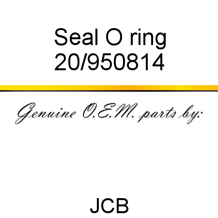 Seal, O ring 20/950814
