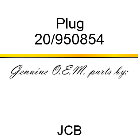 Plug 20/950854