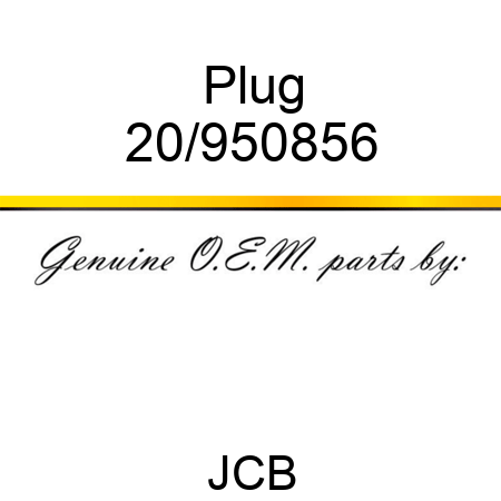 Plug 20/950856