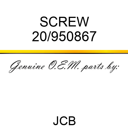 SCREW 20/950867