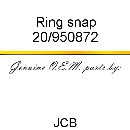 Ring, snap 20/950872