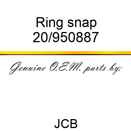 Ring snap 20/950887