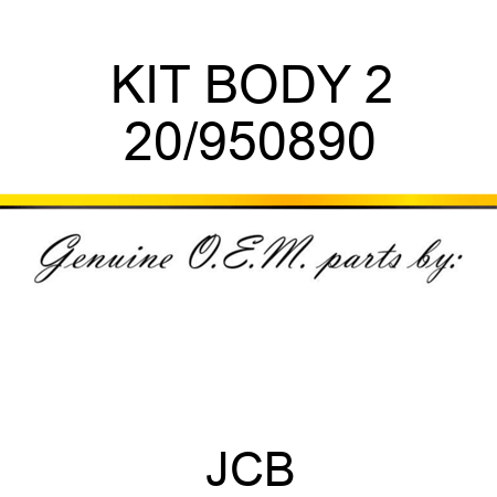 KIT BODY, 2 20/950890