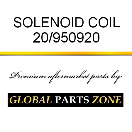 SOLENOID COIL 20/950920