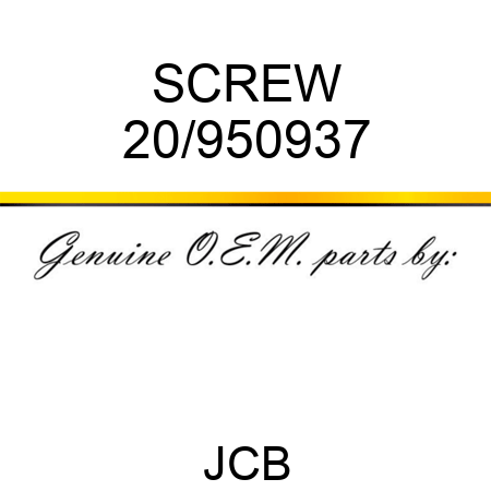 SCREW 20/950937
