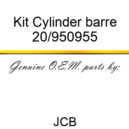 Kit Cylinder barre 20/950955