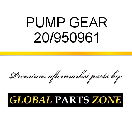 PUMP GEAR 20/950961