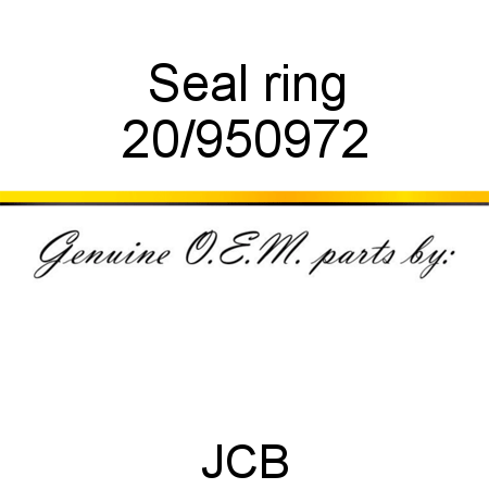 Seal, ring 20/950972