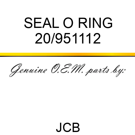 SEAL O RING 20/951112