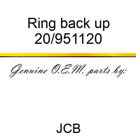 Ring back up 20/951120