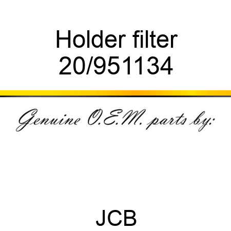 Holder filter 20/951134