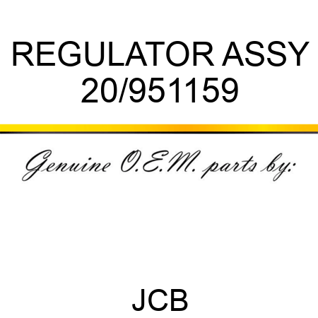 REGULATOR ASSY 20/951159