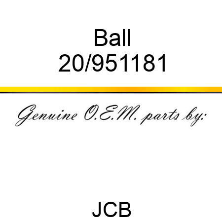 Ball 20/951181