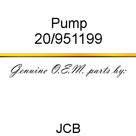 Pump 20/951199