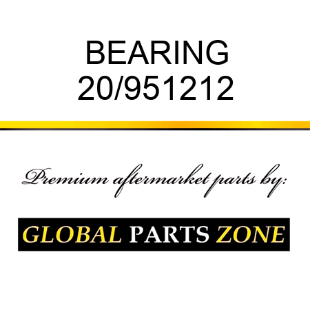 BEARING 20/951212