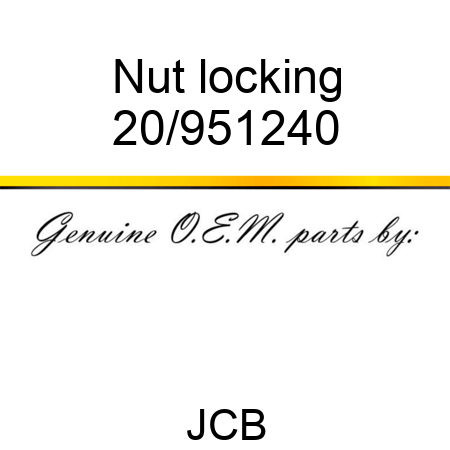 Nut locking 20/951240