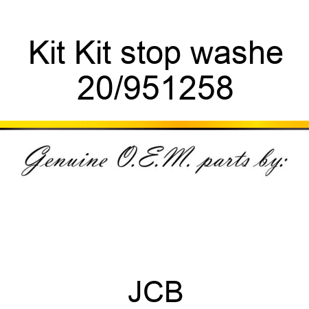 Kit Kit stop washe 20/951258