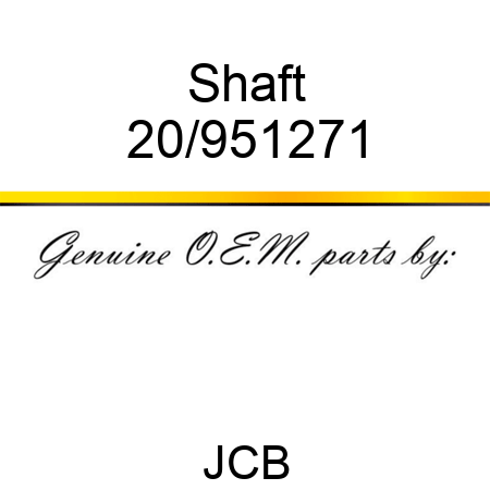 Shaft 20/951271