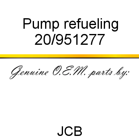 Pump, refueling 20/951277
