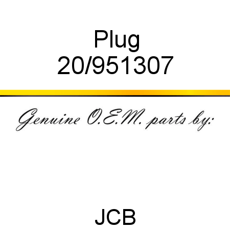 Plug 20/951307