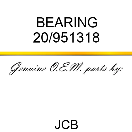 BEARING 20/951318