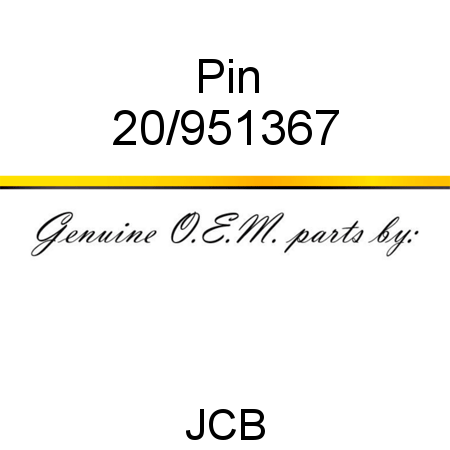 Pin 20/951367